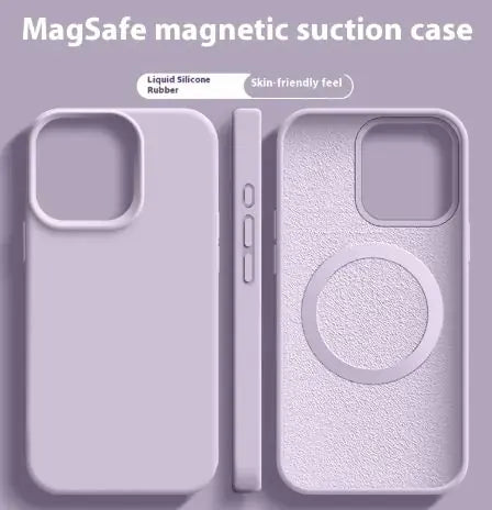 Magnetic Liquid Silicone Magsafe Case For iPhone